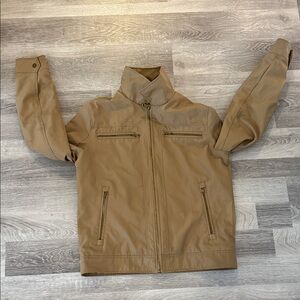 Wilsons Leather Women’s Tan Moto Jacket